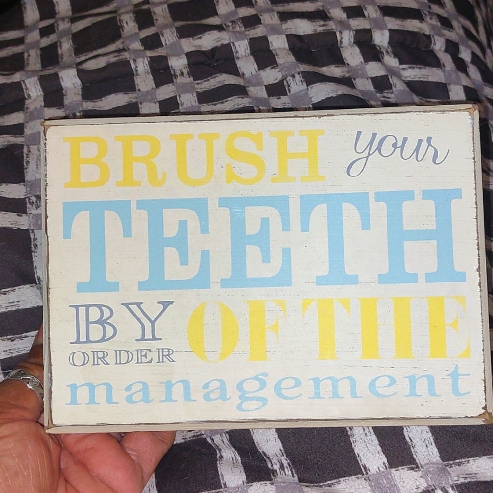 Wooden Sign